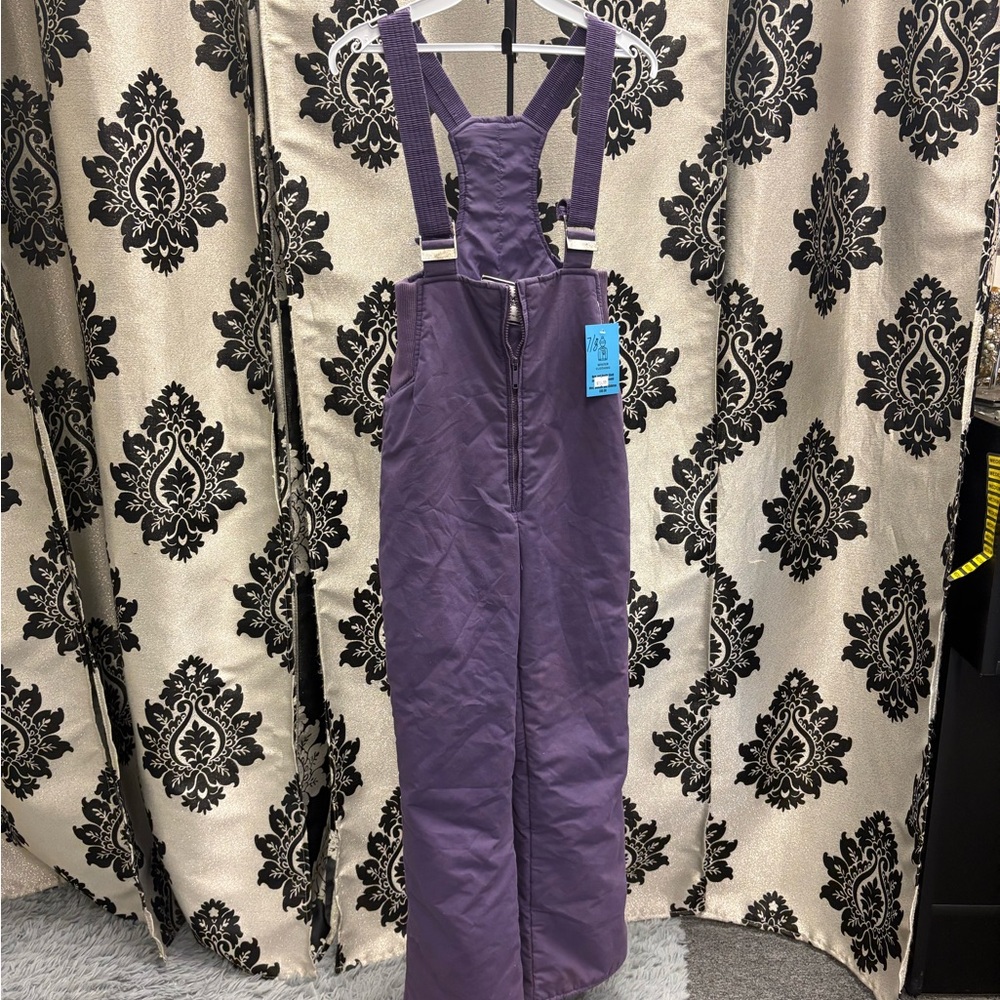 Comfy ski swing west Kids Purple One Piece Snowsuit 7/8